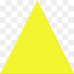 Yellow triangle png.