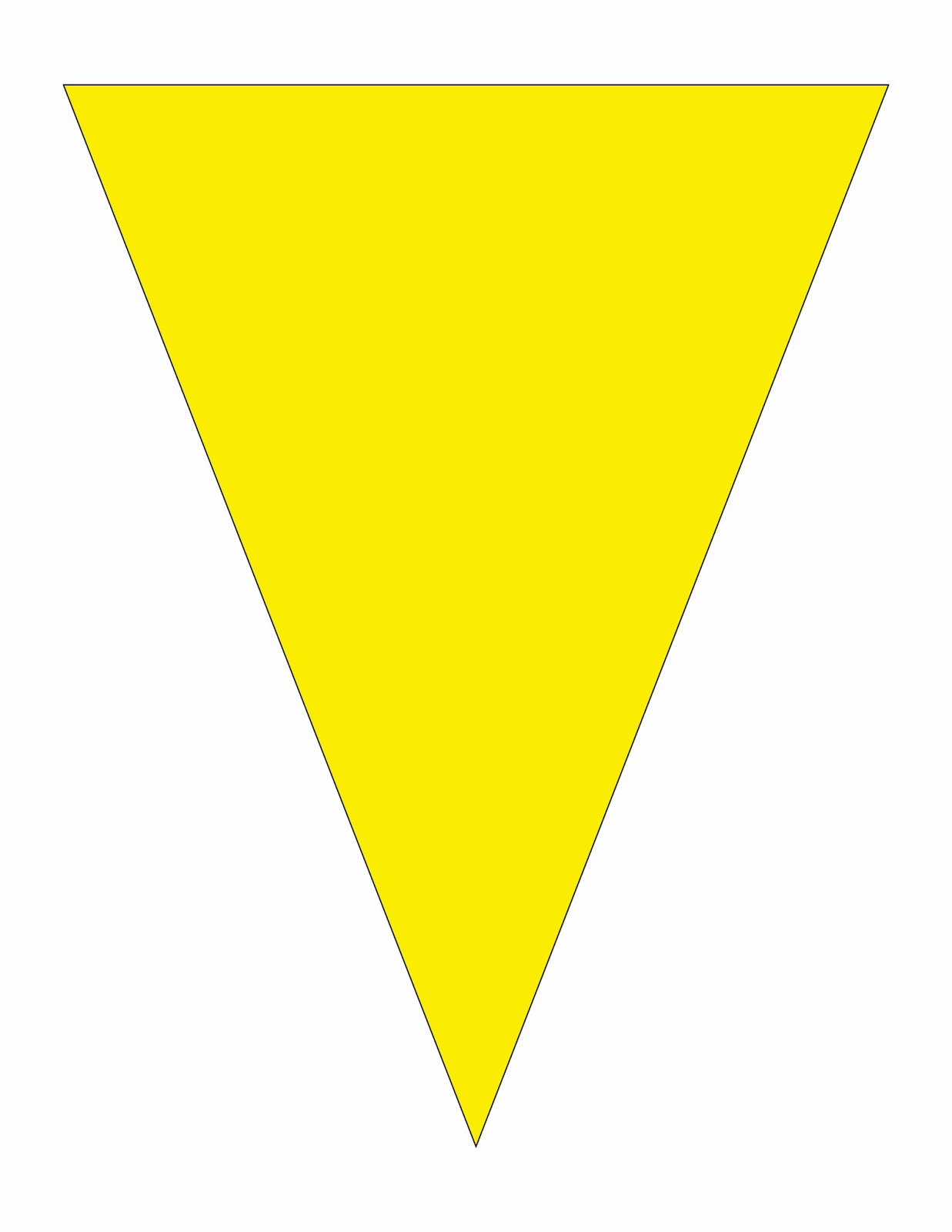 Free yellow triangle.