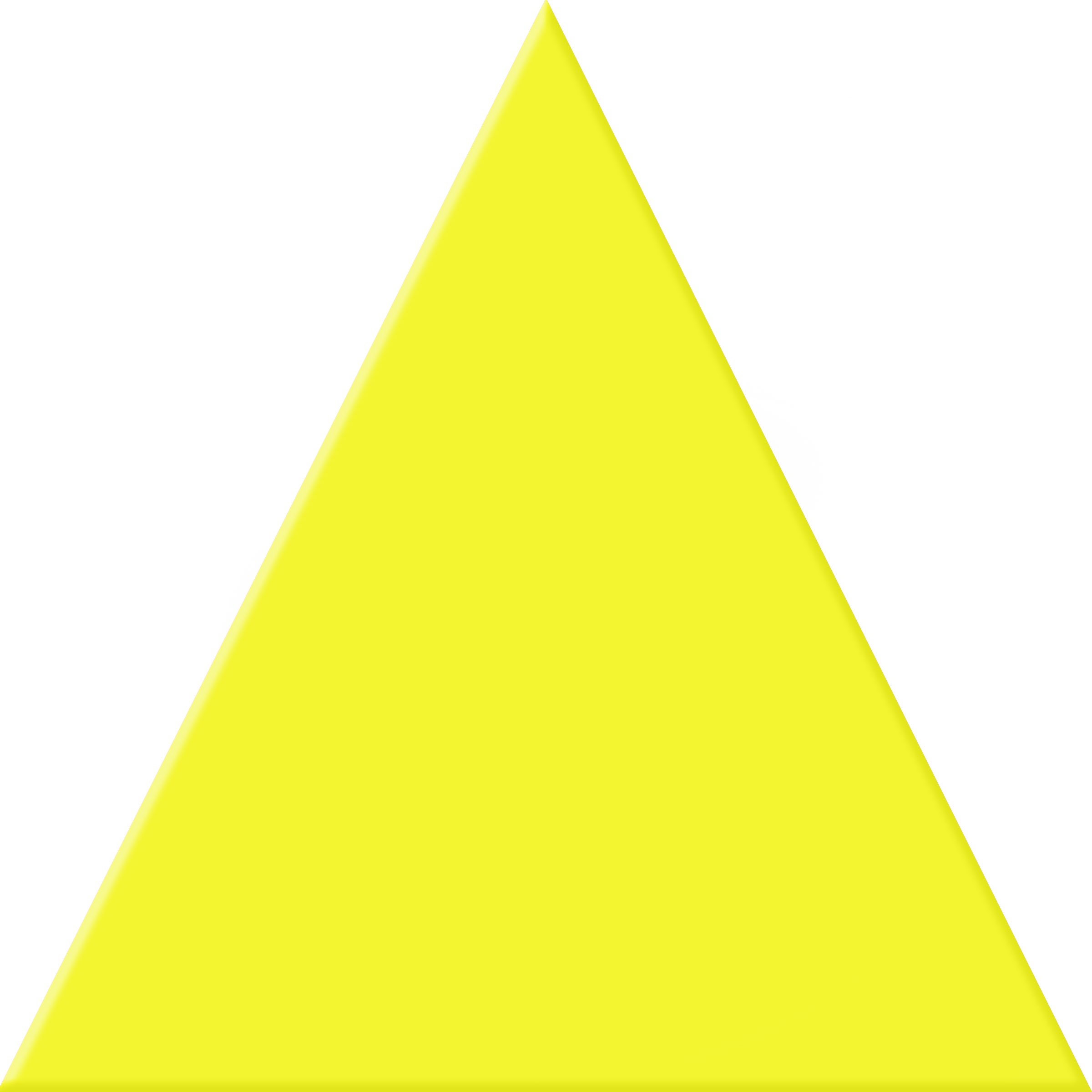 triangle clipart yellow