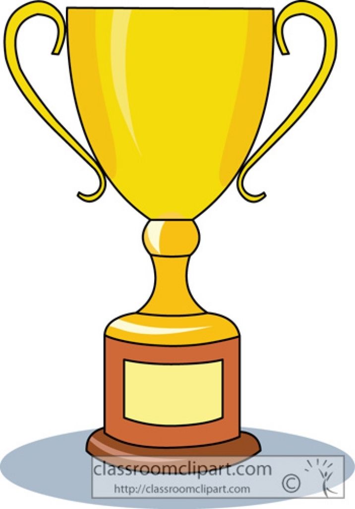 Trophy clipart pencil and in color trophy