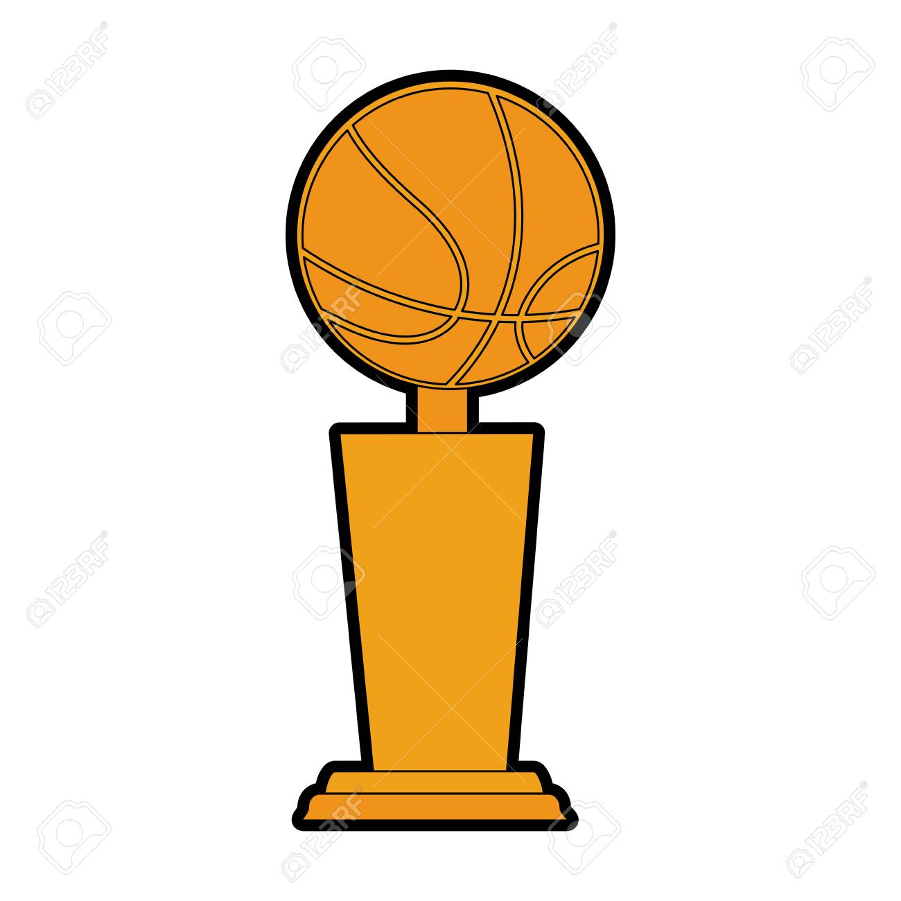 Basketball trophy cup.