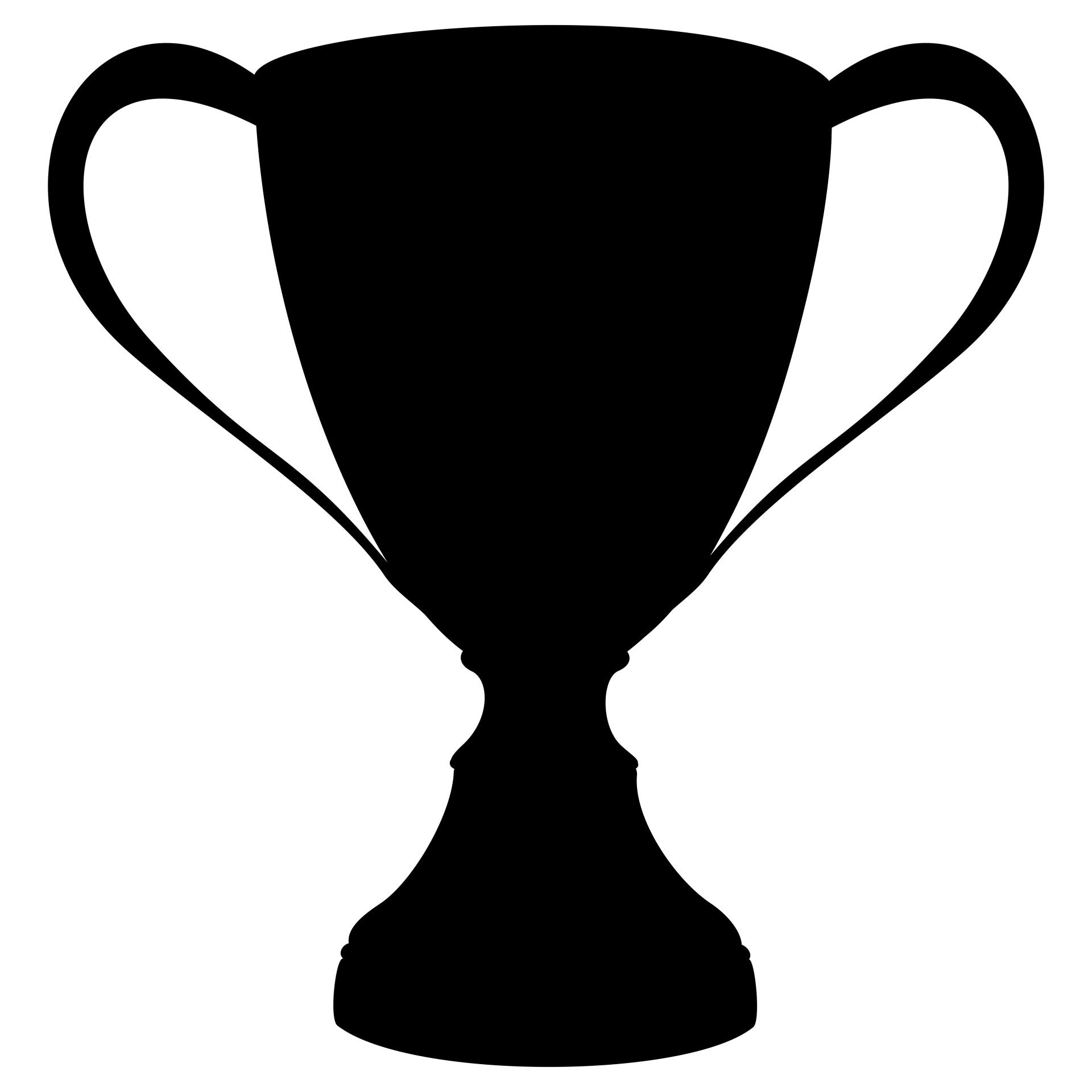 Printable trophy clipart.