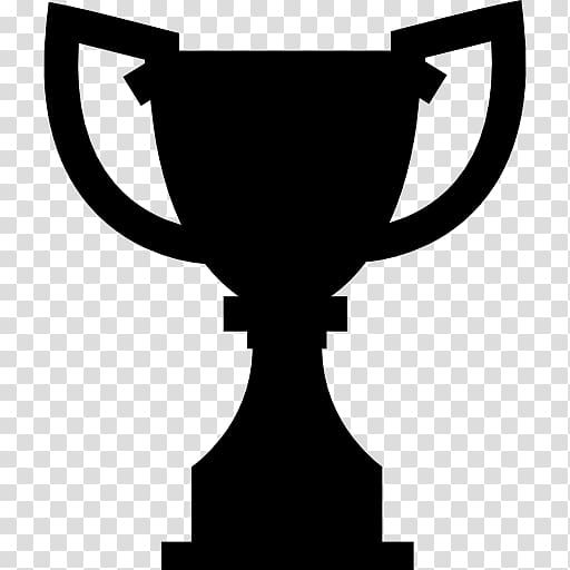 Award trophy silhouette.