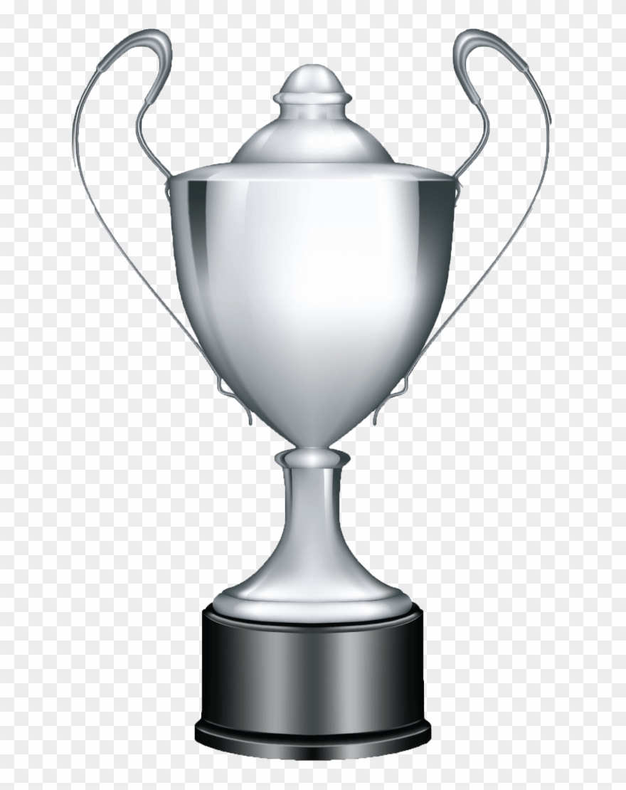 Silver trophy clipart.