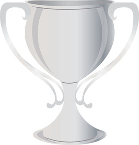 Silver trophy clipart.