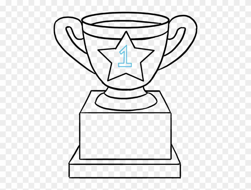 How draw trophy.
