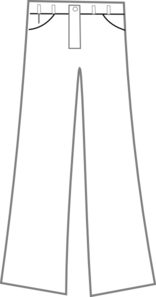 trousers clipart black and white