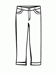 Image result for pants clipart black and white