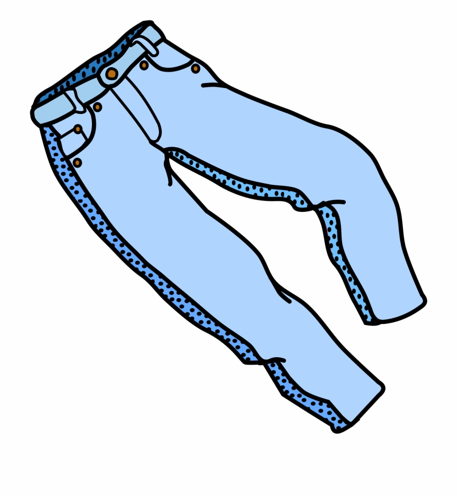 Jeans trousers clipart.