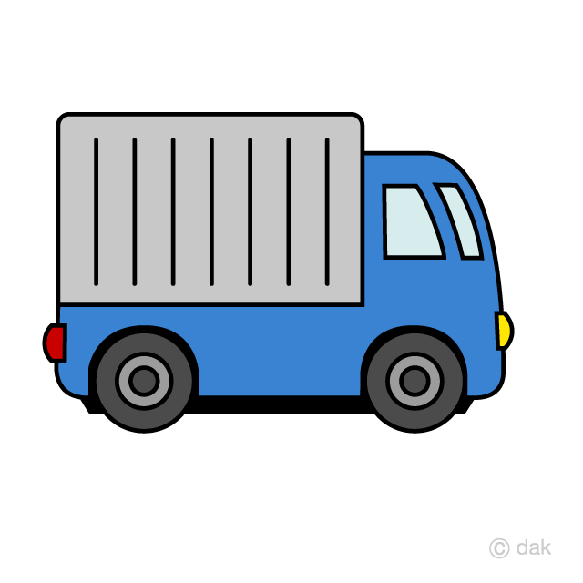 Free Cute Truck Clipart Image