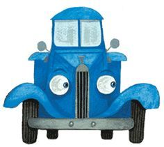 Blue truck clipart