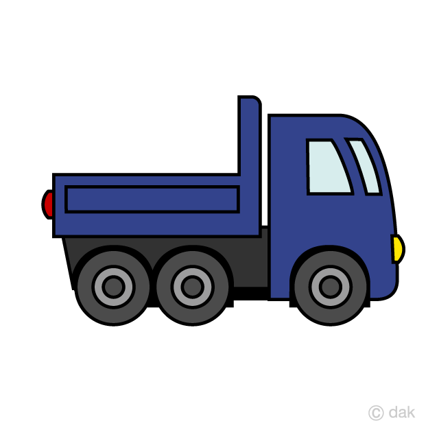 Free Cute Dump Truck Clipart Image