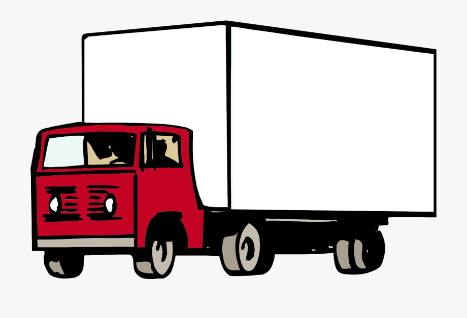 Food Delivery Truck Clipart