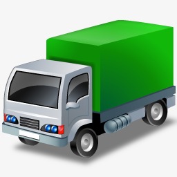 truck clipart green