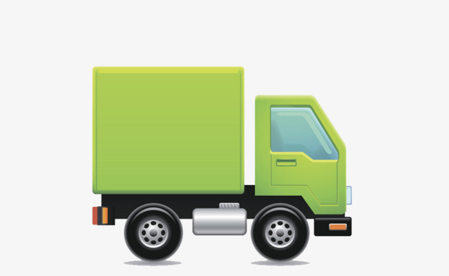 Green truck truck.