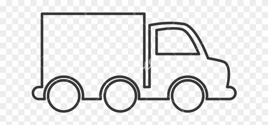 Truck Outline Truck Outline Icons By Canva