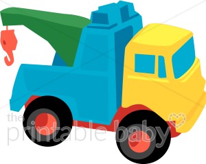 Crane toy truck.