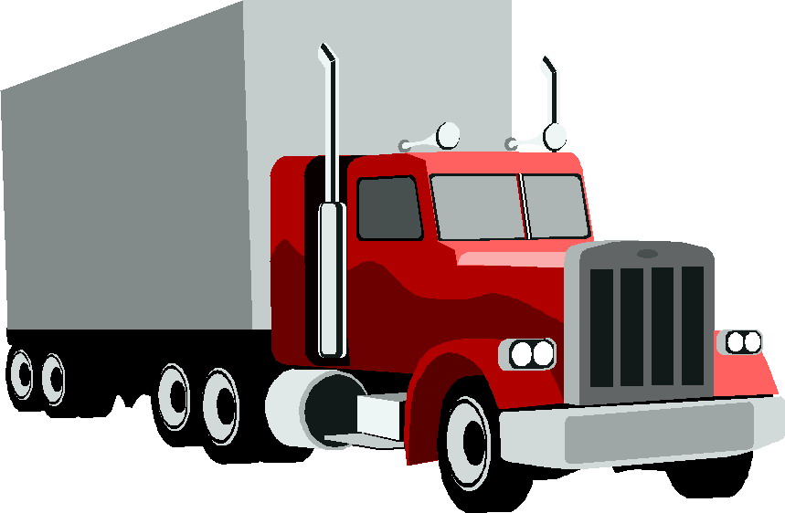 Transport truck clipart