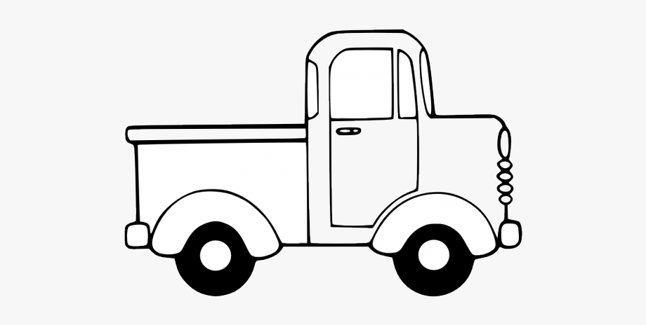 Fire Truck Clipart Black And White