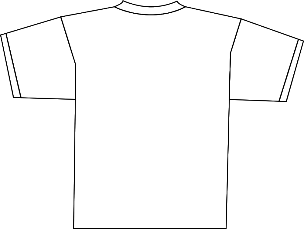 Tee Shirt Page Back Clipart