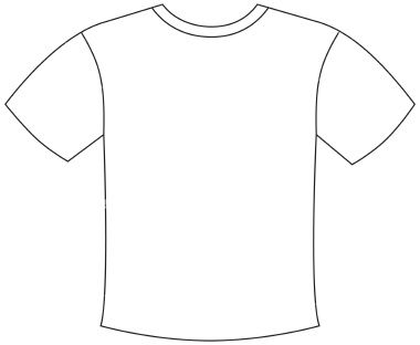 t-shirt clipart blank