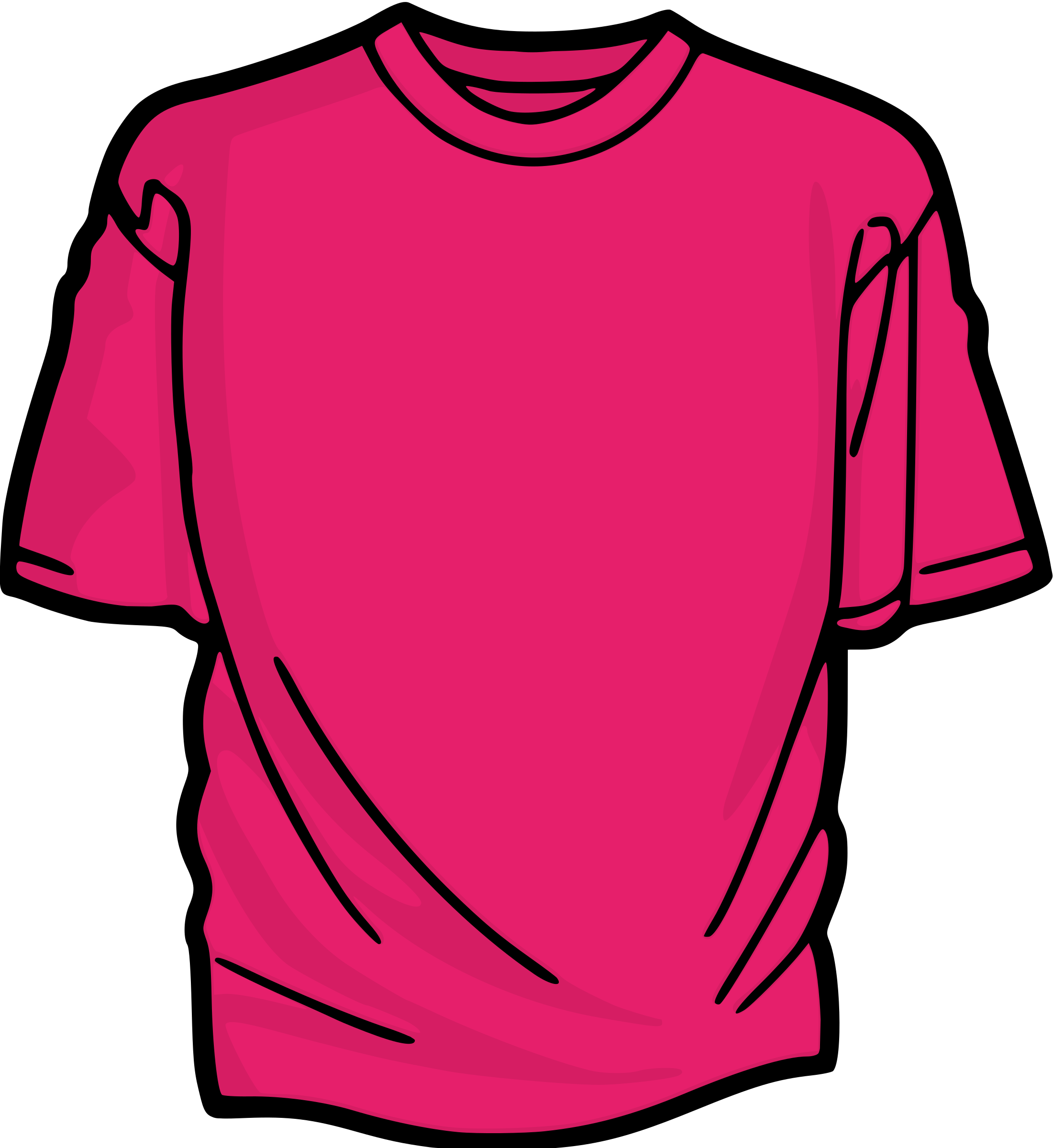 Shirt clipart colored.