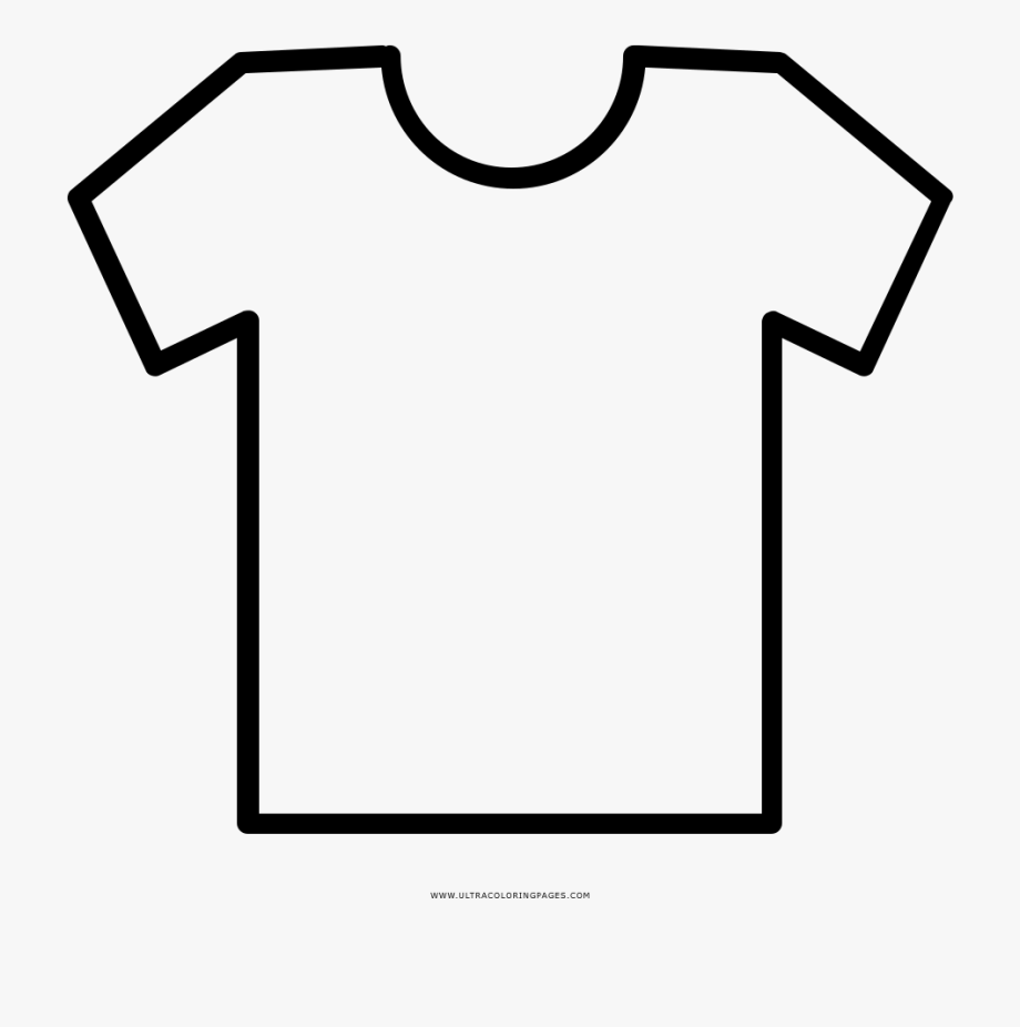 T Shirt Coloring Page