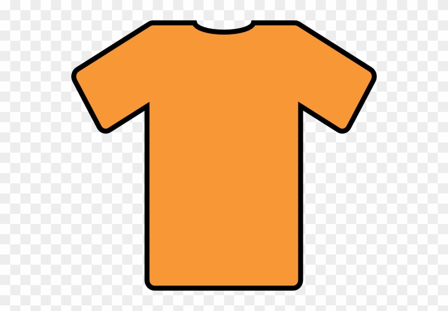 t-shirt clipart orange