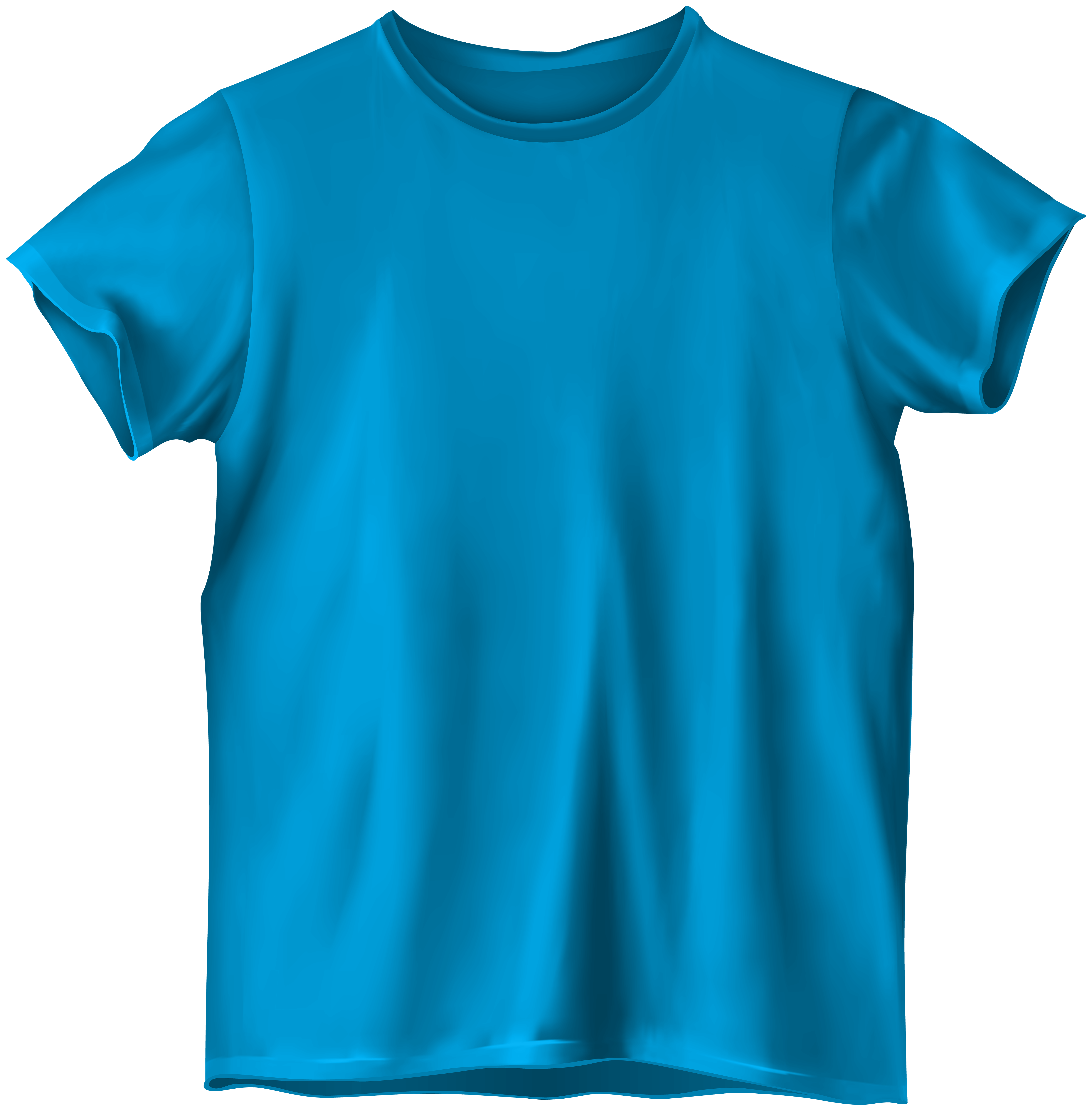 Blue T Shirt PNG Clipart