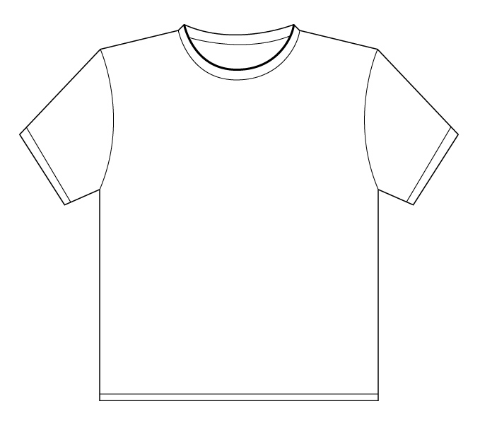 Free T Shirt Outline Template, Download Free Clip Art, Free