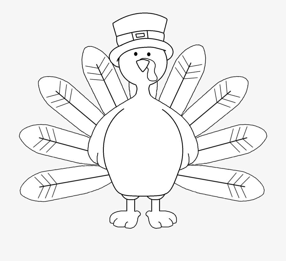 Drawing turkey finger.