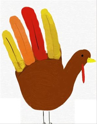 Thanksgiving turkey art.