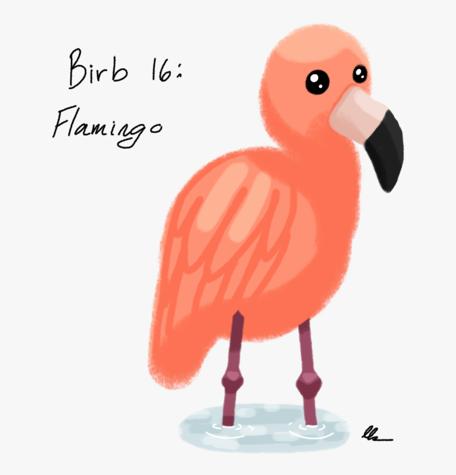 Flamingo Clipart Kawaii