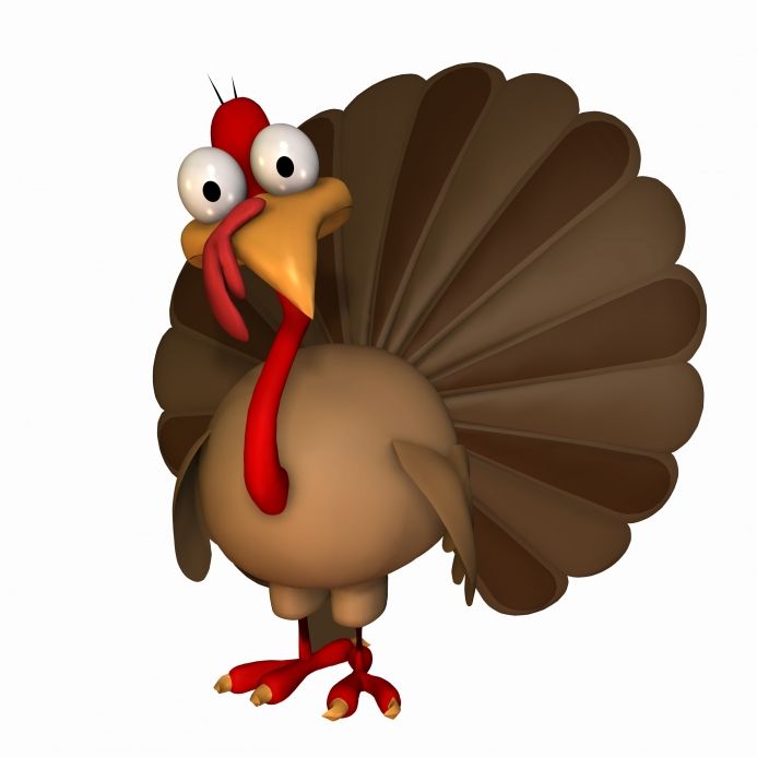 Thanksgiving turkey clip.