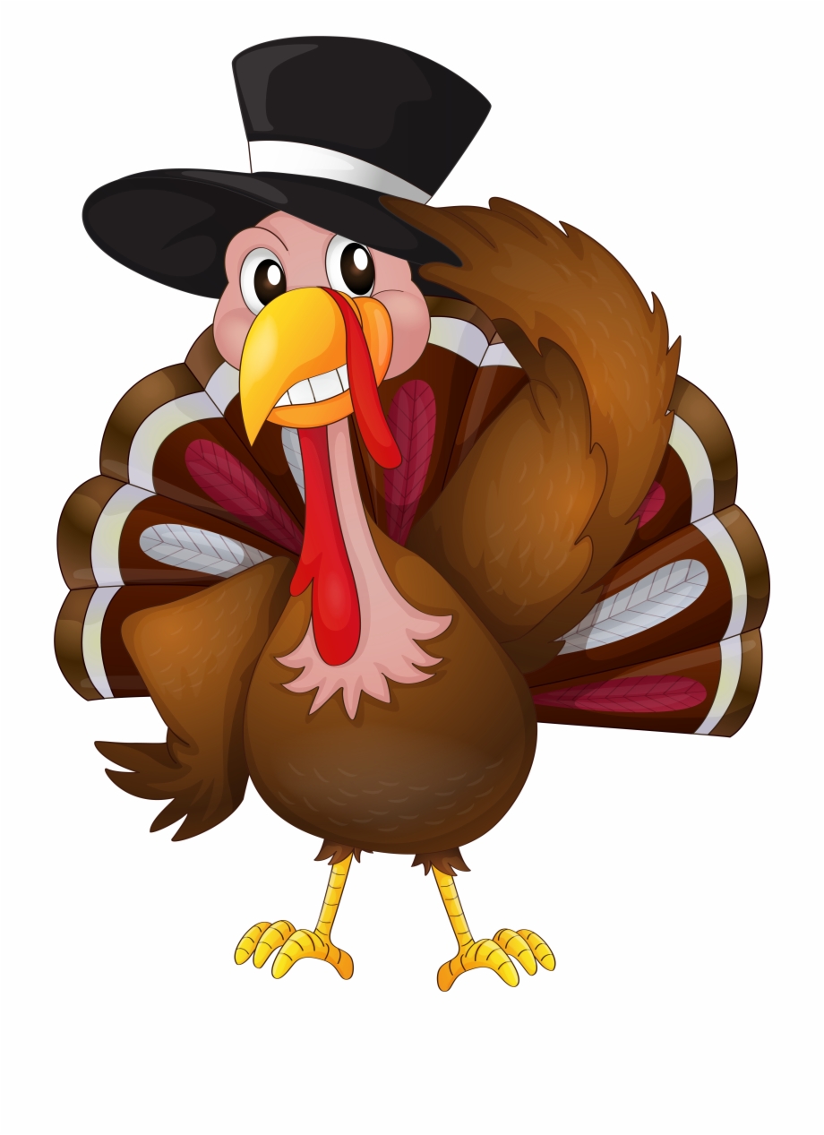 Clip Stock Thanksgiving With Hat Png Clip Art Image