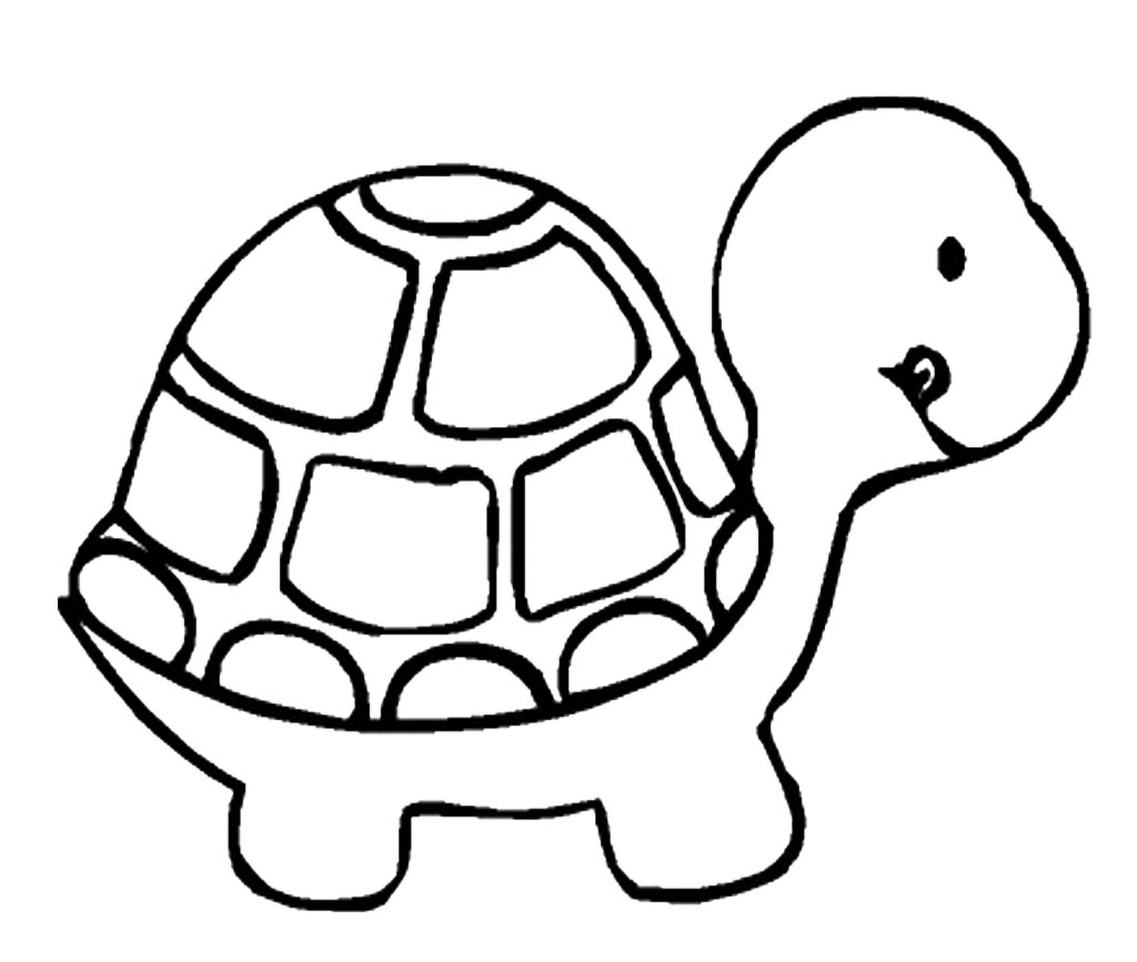 Turtle clipart easy.