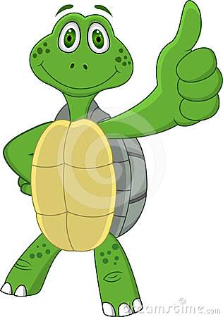 Happy turtle clipart.
