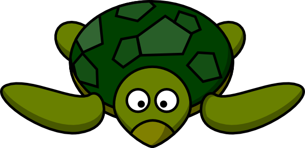 Cartoon turtle clip.