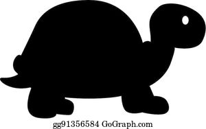Turtle silhouette clip.