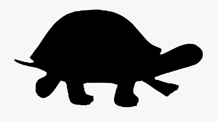 Svg Black And White Library Transparent Turtle Black