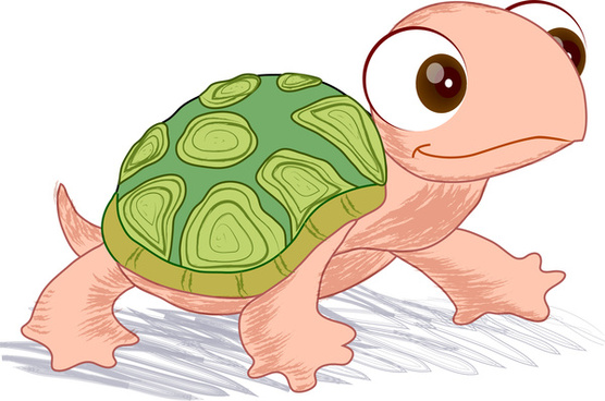 Turtle clipart vector.