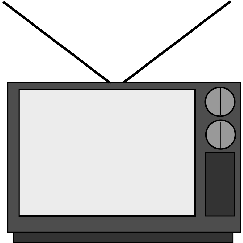 Clipart television clip.