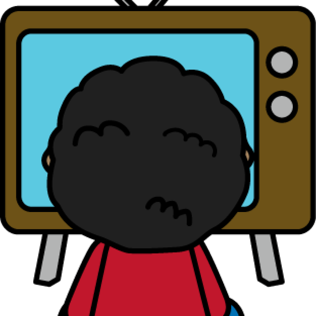 Television clipart kid.