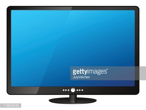 Modern tv Clipart Image