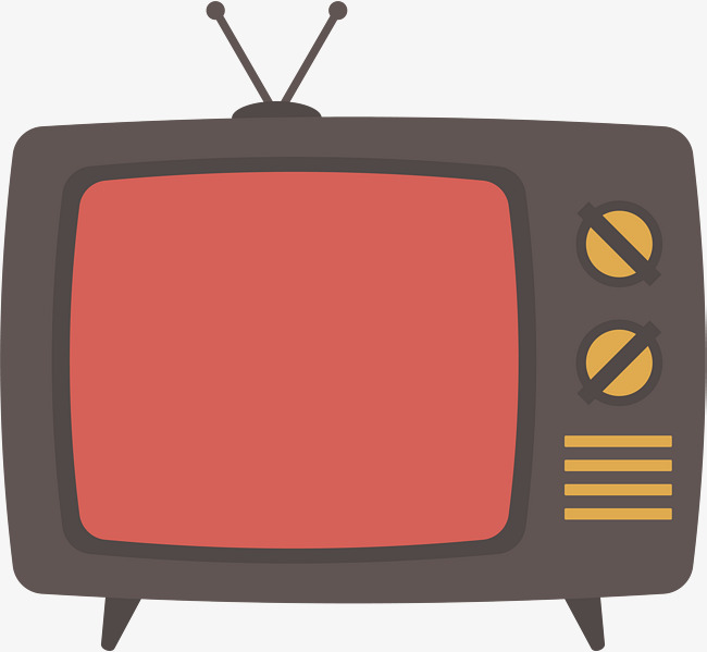 Old fashioned tv clipart