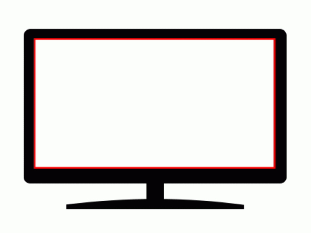 Clipart tv rectangle shaped object, Clipart tv rectangle