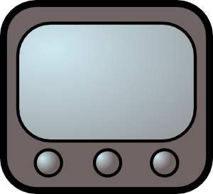 Television clip art.