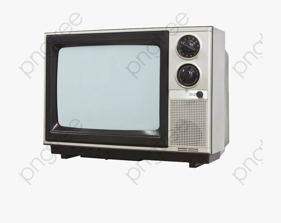 White Old Tv, Tv Clipart, Tv Set, White Png Transparent