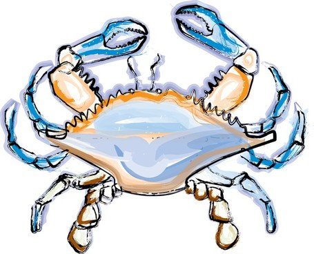 Free Blue Crabs Clipart and Vector Graphics