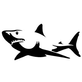 Shark stencil stencils.